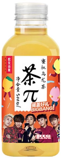 农夫山泉 茶π【蜜桃乌龙茶】500ml